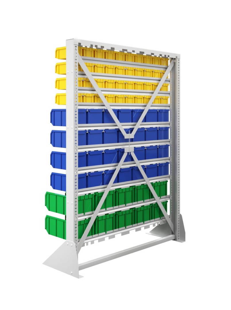 Стойка с пластиковыми ящиками Стелла-техник C1-04-04-02